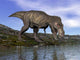 Tyrannosaurus Rex Dinosaur Walking Wall Decal Design 1
