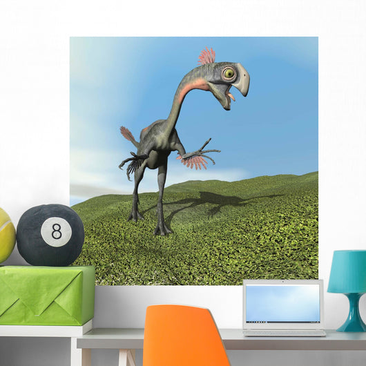 Gigantoraptor Dinosaur Wall Decal