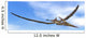 Pteranodon Dinosaur Flying Blue Wall Decal