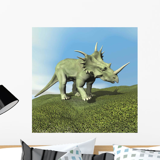 Styracosaurus Dinosaur Wall Decal Design 2
