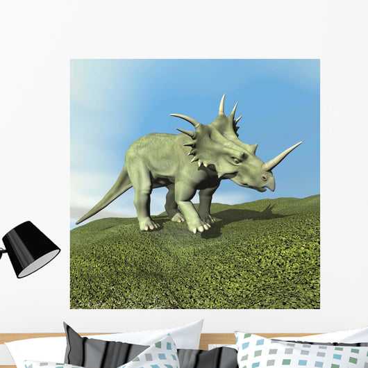 Styracosaurus Dinosaur Wall Decal Design 2