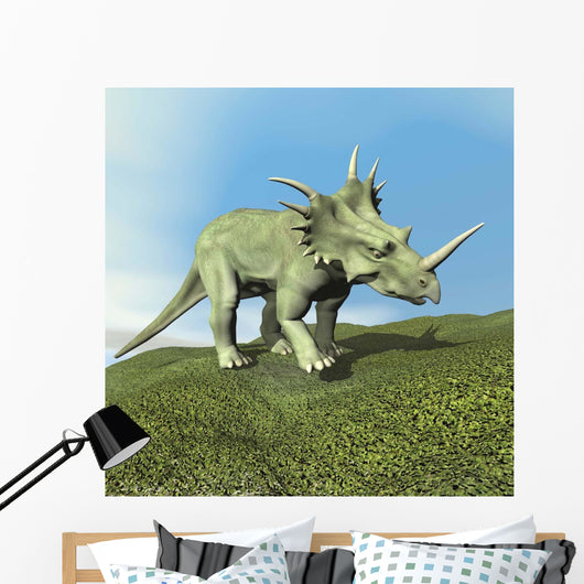 Styracosaurus Dinosaur Wall Decal Design 2