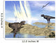 Tyrannosaurus Rex and Pteranodons Wall Decal