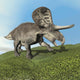 Zuniceratops Dinosaur Wall Decal