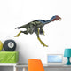 Caudipteryx Dinosaur Running Wall Decal