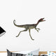 Compsognathus Dinosaur Running Wall Decal