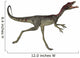 Compsognathus Dinosaur Running Wall Decal