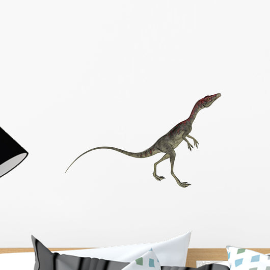 Compsognathus Dinosaur Wall Decal Design 1