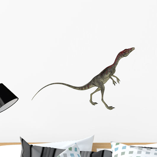 Compsognathus Dinosaur Wall Decal Design 1