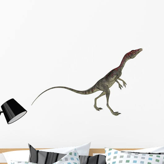 Compsognathus Dinosaur Wall Decal Design 1
