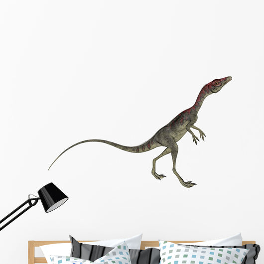 Compsognathus Dinosaur Wall Decal Design 1