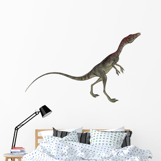 Compsognathus Dinosaur Wall Decal Design 1