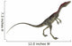 Compsognathus Dinosaur Wall Decal Design 1