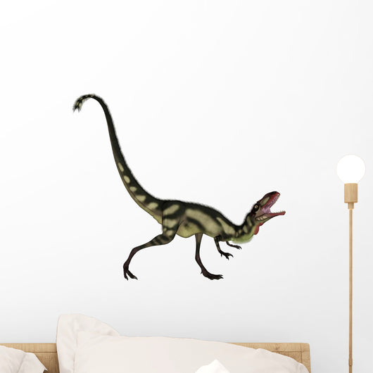 Dilong Dinosaur Roaring Wall Decal