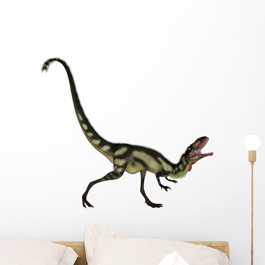 Dilong Dinosaur Roaring Wall Decal