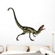 Dilong Dinosaur Roaring Wall Decal