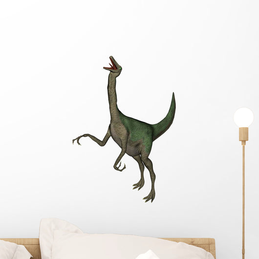Gallimimus Dinosaur Roaring Wall Decal