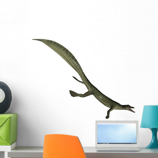 Mesosaurus Dinosaur Wall Decal Design 2