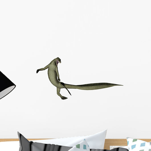 Mesosaurus Dinosaur Wall Decal Design 1