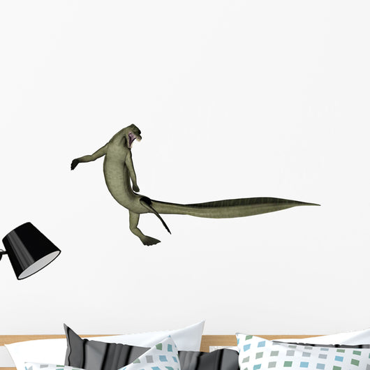 Mesosaurus Dinosaur Wall Decal Design 1