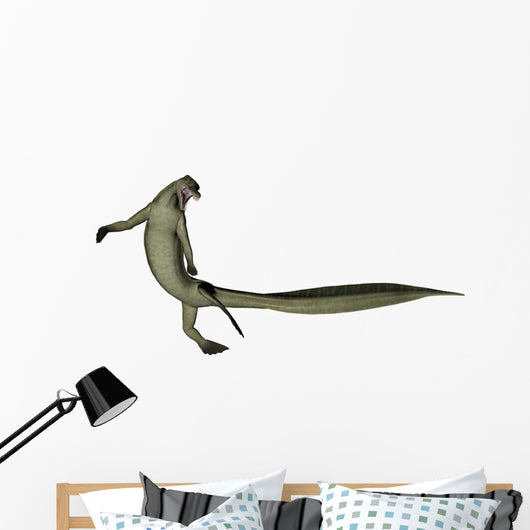 Mesosaurus Dinosaur Wall Decal Design 1
