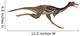 Mononykus Dinosaur Running Wall Decal