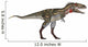 Nanotyrannus Dinosaur Wall Decal Design 1