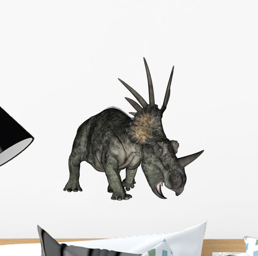Styracosaurus Dinosaur Wall Decal Design 1
