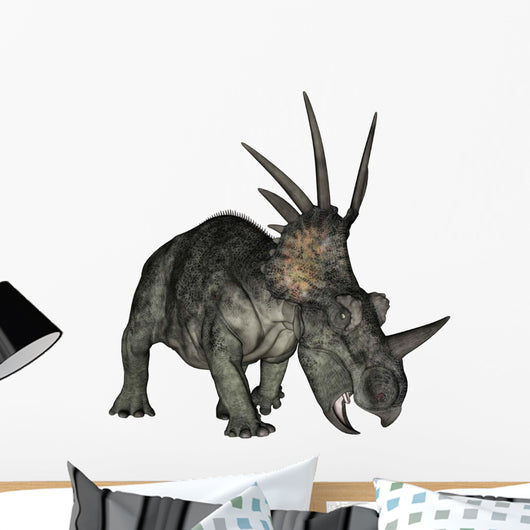 Styracosaurus Dinosaur Wall Decal Design 1