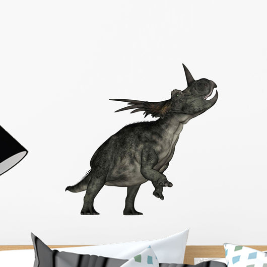 Styracosaurus Dinosaur Roaring Wall Decal