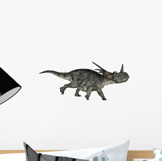 Styracosaurus Dinosaur Running Wall Decal