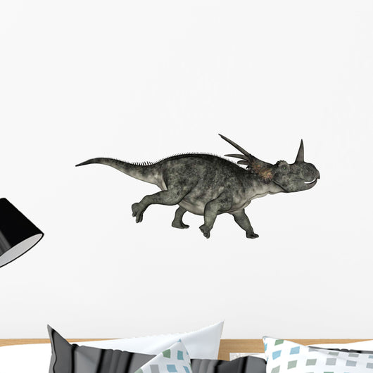 Styracosaurus Dinosaur Running Wall Decal