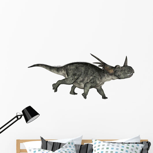 Styracosaurus Dinosaur Running Wall Decal