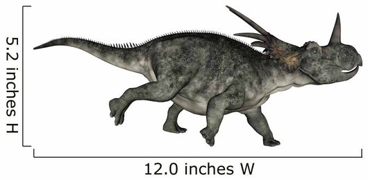 Styracosaurus Dinosaur Running Wall Decal
