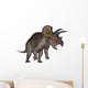 Triceratops Dinosaur Standing up Wall Decal