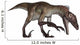 Utahraptor Dinosaur Roaring Wall Decal Design 2