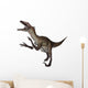 Utahraptor Dinosaur Roaring Wall Decal Design 1