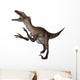 Utahraptor Dinosaur Roaring Wall Decal Design 1