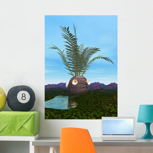 Prehistoric Era Cycadeoidea Tree Wall Decal