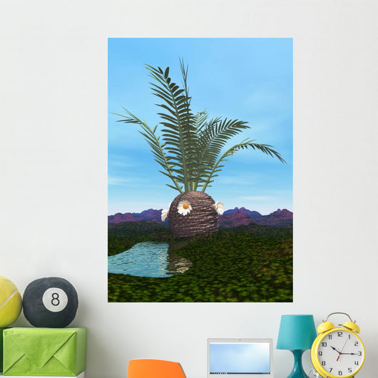 Prehistoric Era Cycadeoidea Tree Wall Decal