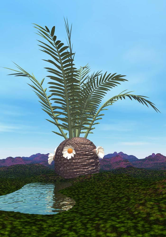 Prehistoric Era Cycadeoidea Tree Wall Decal