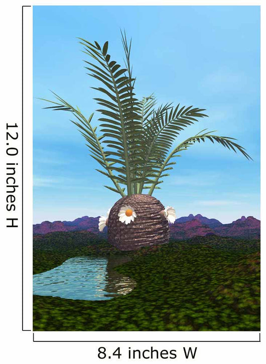Prehistoric Era Cycadeoidea Tree Wall Decal