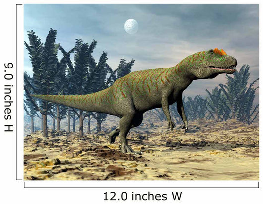 Allosaurus Dinosaur Walking amongst Wall Decal