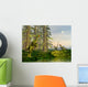 Caudipteryx Watching Dilong Dinosaurs Wall Decal