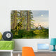 Caudipteryx Watching Dilong Dinosaurs Wall Decal