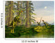 Caudipteryx Watching Dilong Dinosaurs Wall Decal