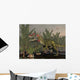 Cryolophosaurus Dinosaur Prehistoric Wetlands Wall Decal