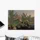 Cryolophosaurus Dinosaur Prehistoric Wetlands Wall Decal
