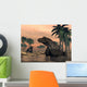 Keratocephalus Dinosaurs Small Lake Wall Decal