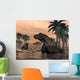 Keratocephalus Dinosaurs Small Lake Wall Decal
